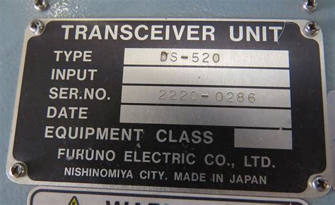 Transceiver Unit DS-520 for Furuno DS-50
