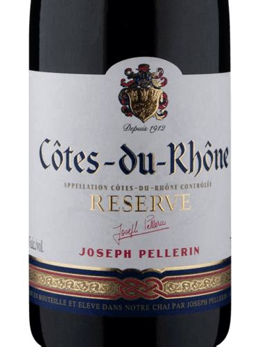 Joseph Pellerin R Serve C Tes Du Rh Ne Rouge Vivino Sverige