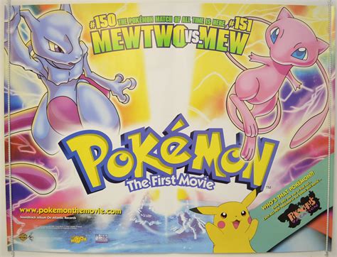 Pokemon The First Movie Original Cinema Movie Poster From