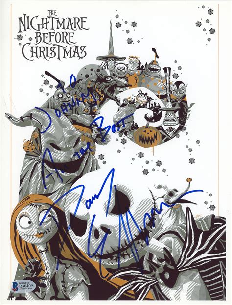 Lot Detail - Nightmare Before Christmas: Danny Elfman In-Person Signed Photo (John Brennan ...