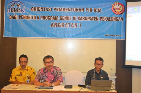 Dinas Pmd P A Dan Ppkb Kabupaten Pekalongan Orientasi Pik Krr M