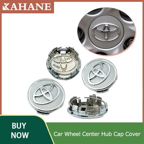 Changteng【ready Stock】4pcs 57mm Car Wheel Center Hub Cap Cover Car