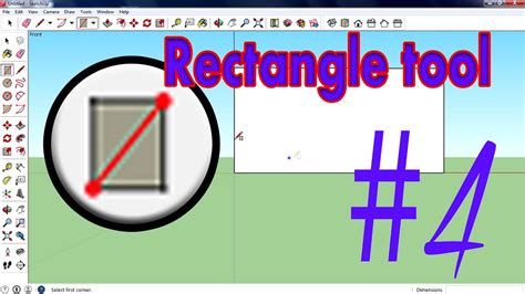 Sketchup Basics To Advanced Tutorial Series Rectangle Tool Complete