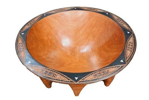 18 Inch Top Carved Tanoa Kava Bowl Benai Farms