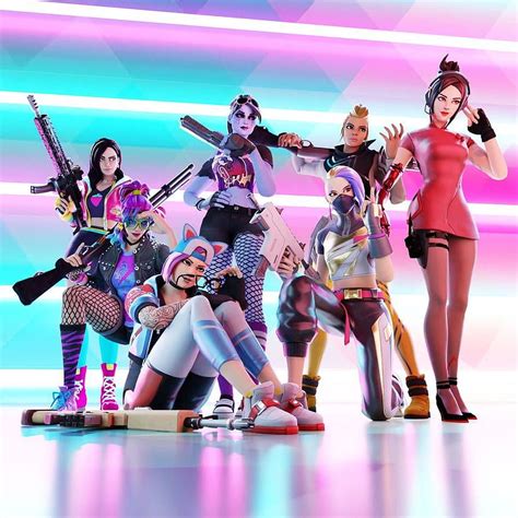 The Squad V2 Another Fortnite Group Render Gamer Pics Best Gaming