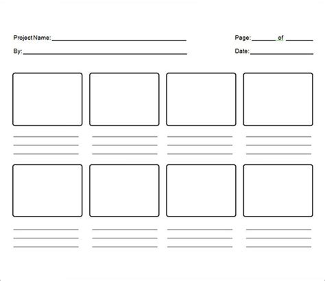 Sample Storyboard Template 15 Free Documents Download In Pdf Word Ppt