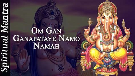 Om Gan Ganapataye Namo Namah Ganesh Mantra Full Song YouTube