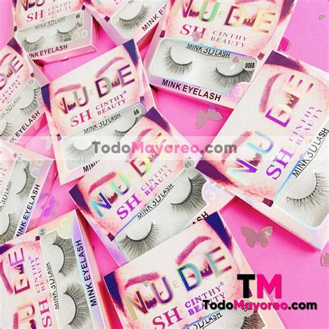 Caja de Pares Pestañas New Nude Mink Eyelash D a la moda mayoreo CAJA TodoMayoreo