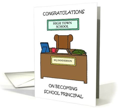 Congratulations On Becoming School Principal Card 1628614 School Principal Congratulations