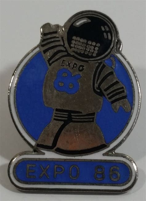 Vancouver Exposition Expo Ernie The Astronaut Enamel Metal