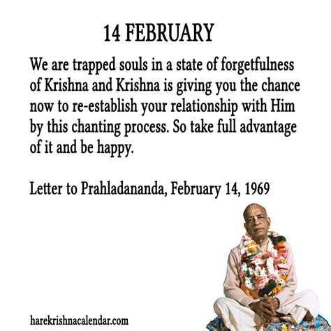 Srila Prabhupada’s Quotes In February – Page 2 – Hare Krishna Calendar