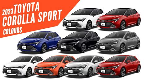 2023 Toyota Corolla Sport All Color Options Images AUTOBICS YouTube