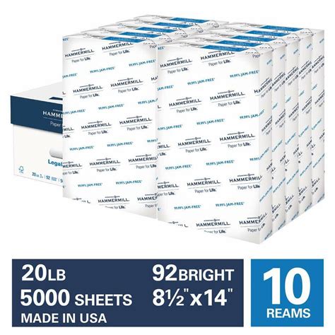 Hammermill Paper Copy Paper 20lb 92 Bright Ebay