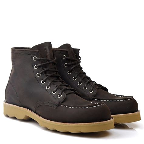 Bota Black Boots Bk Moc Toe Marrom Blackboots Botas Pretas Botas