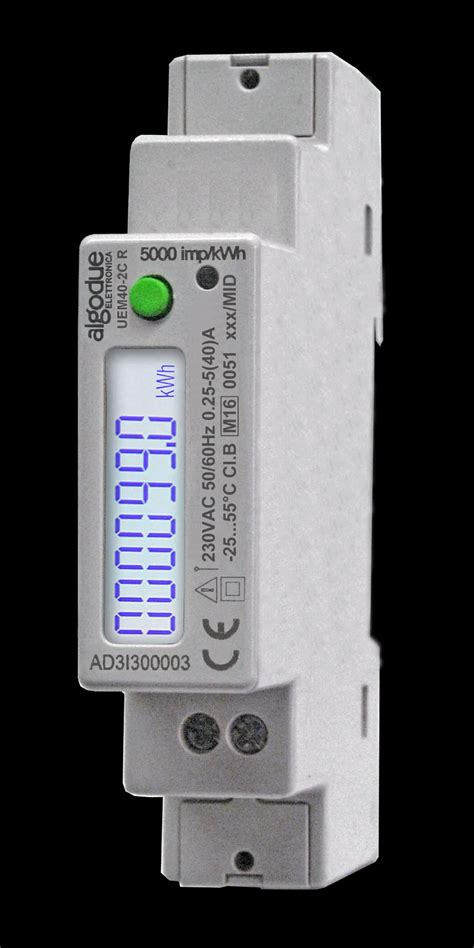 Single Phase Modbus Rs Uem Algodue Made In Italy Mid Energy Meter