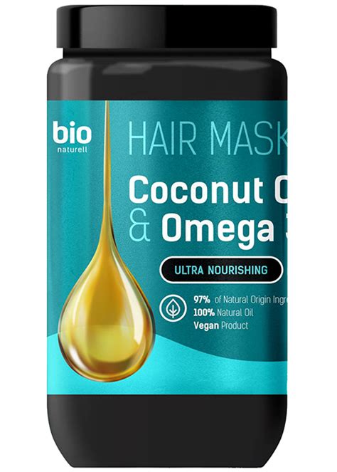 Masca Pentru Par BIO NATURELL 946 Ml Coconut Oil Omega 3 Avocado