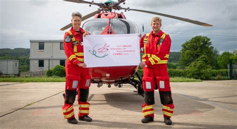 Wales Air Ambulance Flies Into The With New Look Identity Deeside