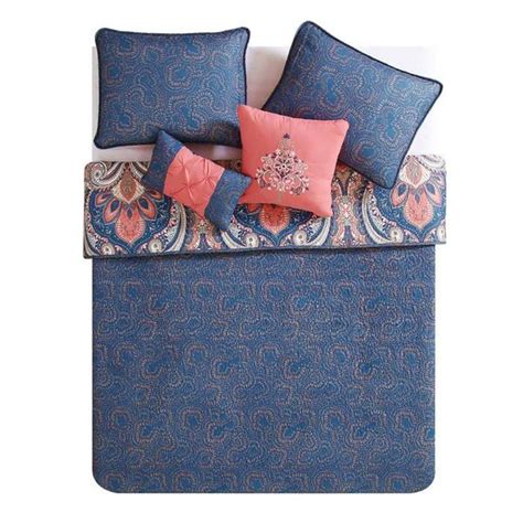 Vcny Home Casa Re`al Reversible Quilt Set Boscovs