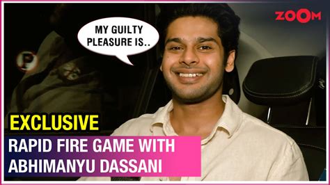 Exclusive Abhimanyu Dassani Plays A Fun Rapid Fire Game Times Now