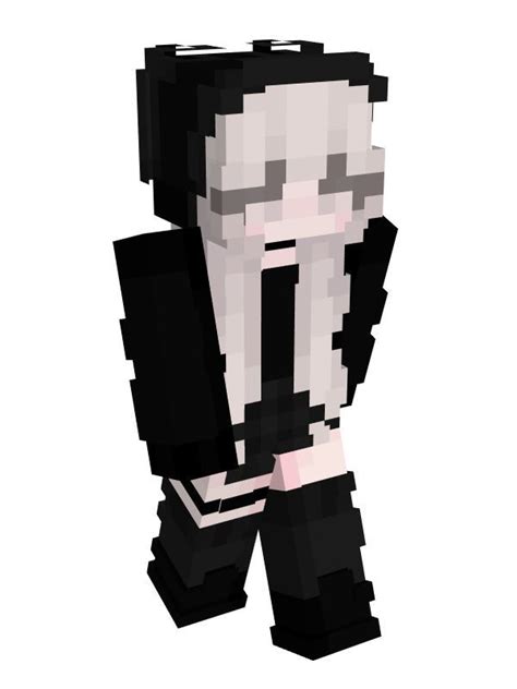 Blacked Out Bunny Minecraft Skin Minecraft Girl Skins Minecraft Skins Cute