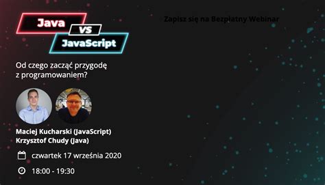 Java Vs Javascript Od Czego Zacz Przygod Z Programowaniem