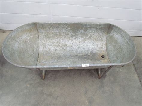 Vintage Galvanized Bathtub