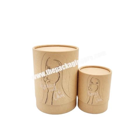 Recycled Kraft Food Grade Cardboard Coffee Tee Paperboard Cardboard Empty Paper Tube Packaging