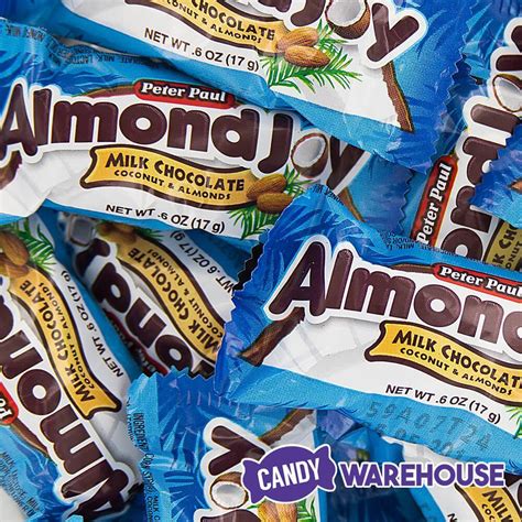 Almond Joy Snack Size Candy Bars 18 Piece Bag Candy Warehouse