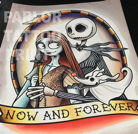 Jack And Sally Tattoo Drawings