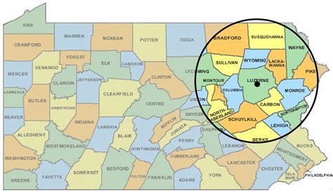 Scranton Pa County Map - Carina Vivienne