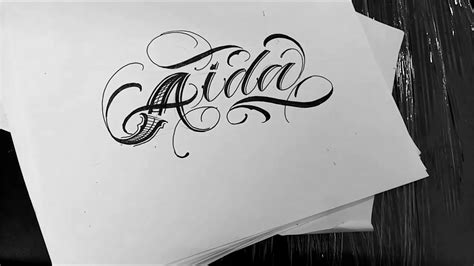 Tipos De Letras Para Tatuar Aida Drawing Chicano Lettering Letras De