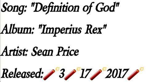 Sean Price Definition Of God Lyrics EXPLICIT YouTube