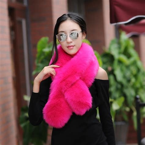 Sale Hot Pink Fur Shawl In Stock