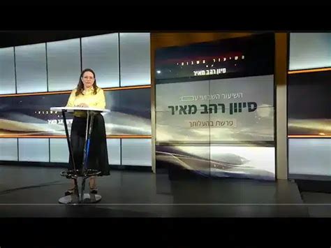 השיעור השבועי לפרשת בהעלותך תשפ ד ⋆ סיון רהב מאיר