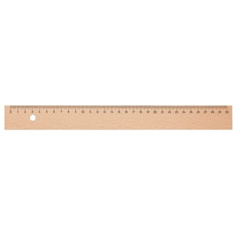 Sustainable Wooden 30cm Ruler can be printed in full colour