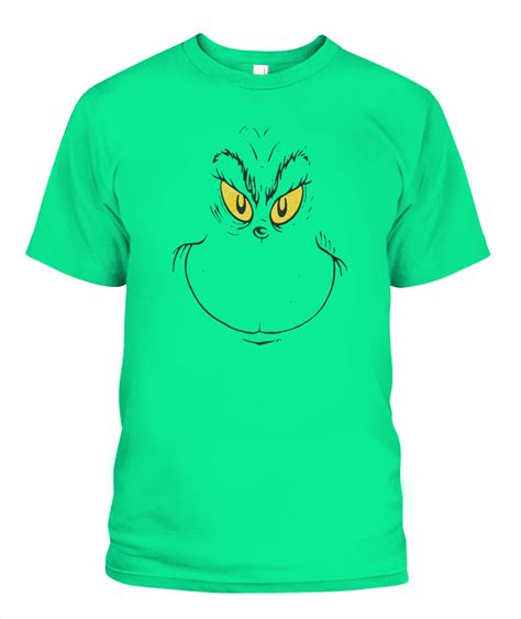 Dr Seuss Grinch Face T Shirt Ellie Shirt