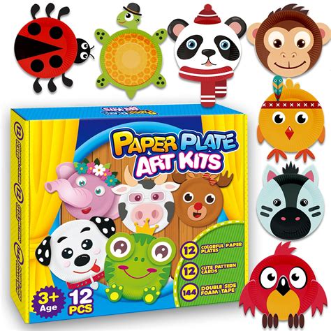 Buy V Opitos Arts And Crafts Kits For Kids 12 Pack Simple Animal Paper