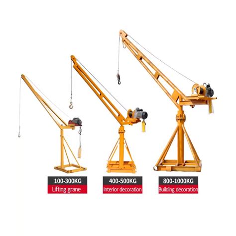 Kg Outdoor Indoor Portable Small Jib Lift Monkey Mini Crane With