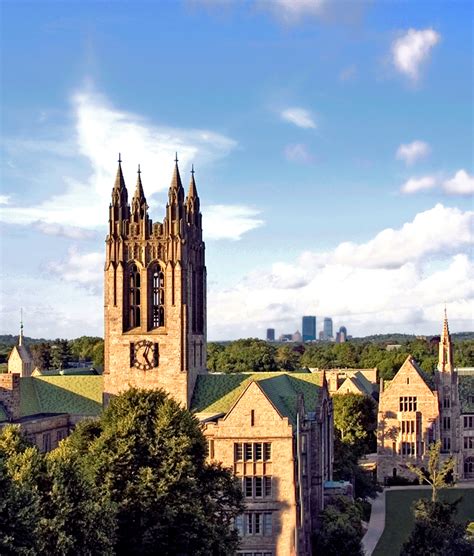 Fileboston College With Boston Skyline Wikimedia Commons