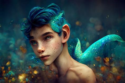 Mermaid Males From The East Graphic By Dannysanjurnny · Creative Fabrica