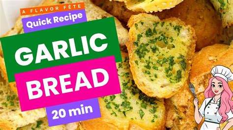 Best Homemade Garlic Bread Recipe 4 Step Easy Illustrated Tutorial Youtube