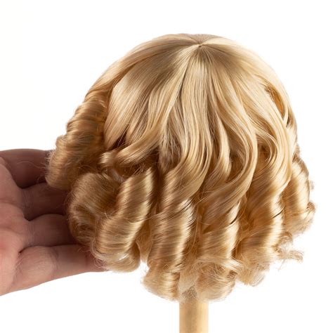 Monique Synthetic Mohair Light Peach Blonde Julie Doll Wig Doll Hair