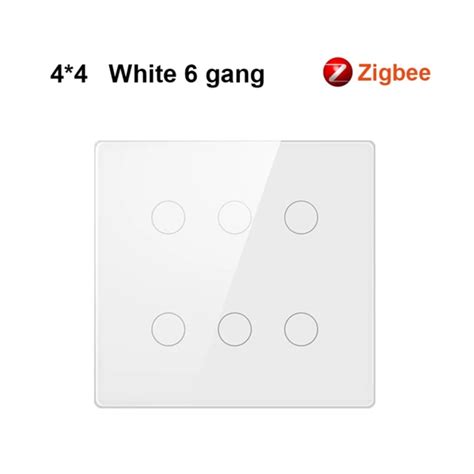 Brazil Wifizigbee Smart Light Switch 46gang Touch Wall Switch Smart