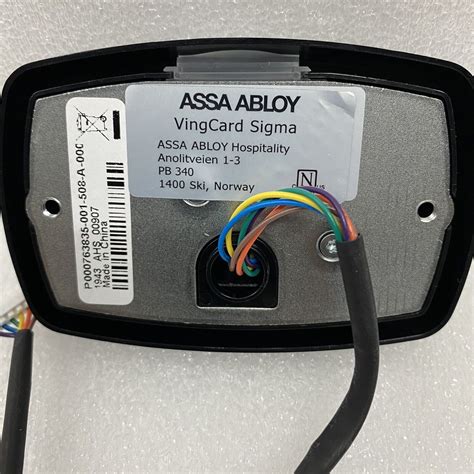 Assa Abloy LCU 6334 Signature RFID Assy 4G Std Black Hotel Hospital