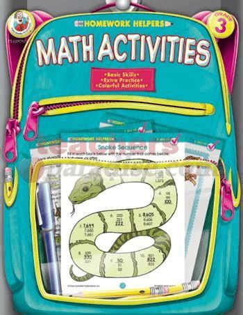 CARSON DELLOSA Math Activities Grade 3 Homework Helper FS 109045