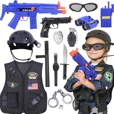 Cc Swat Police Officer Costume For Boys Kids Swat Gear