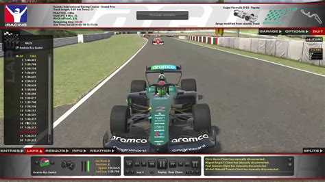 Iracing Super Formula SF23 Suzuka YouTube