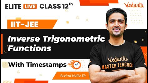 Inverse Trigonometric Functions Class One Shot Marathon Jee