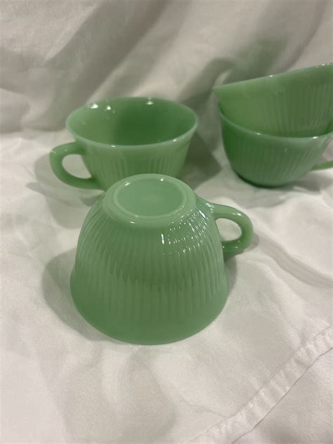 Vintage 1950's Jadeite Anchor Hocking Fire King Jane Ray - Etsy