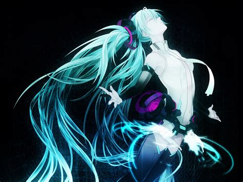 Vocaloid Hatsune Miku Long Hair Miku Append Vocaloid Append Wallpapers Hd Desktop And